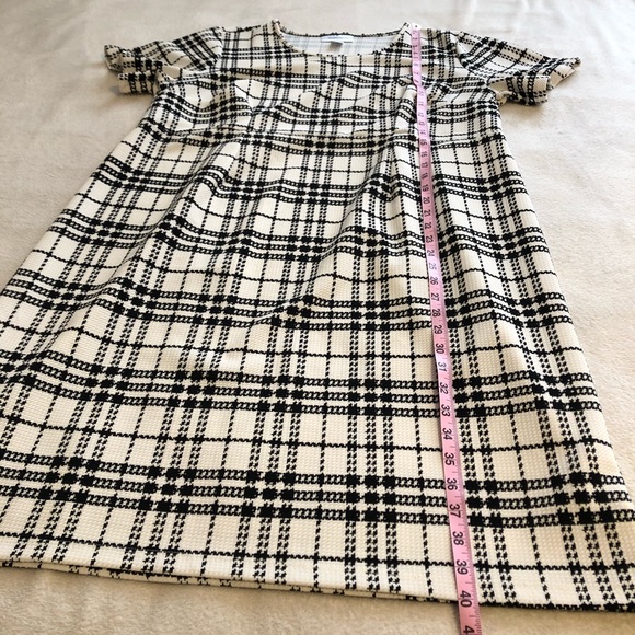 Motherhood maternity black & cream plaid dress 2X - Picture 7 of 9